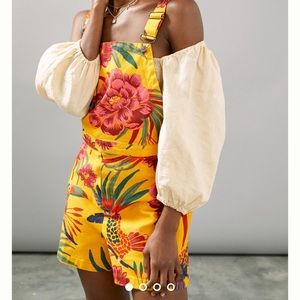 Farm Rio Sabrina Short Overalls 💛